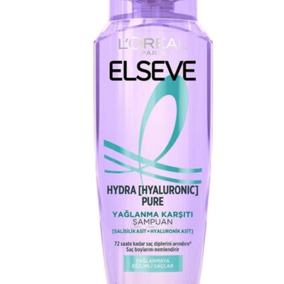 شامپو لورال مدل Hydra Hyaluronic Pure مناسب موهای چرب