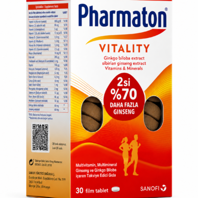قرص فارماتون تبلتی ۳۰ عددی Pharmaton Vitality