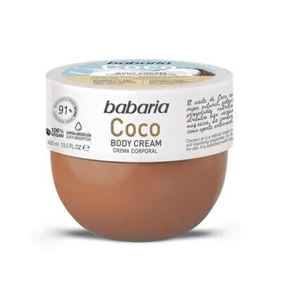 کرم مرطوب کننده بدن باباریا مدل coco حجم 400 میلی لیتر
