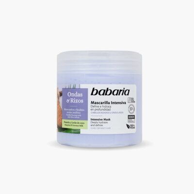 ماسک آبرسان موی فر باباریا Babaria Mascarilla Ondas & Rizos حجم 400 میلی لیتر