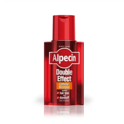 شامپو دابل افکت کافئین ۲۰۰ میل ضد ریزش و ضد شوره آلپسین Double Effect